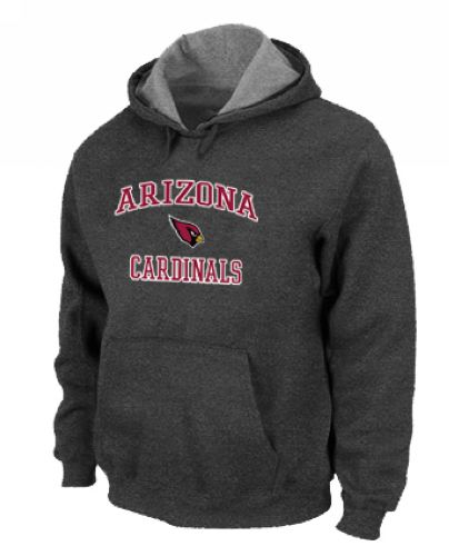 NFL Men's Nike Arizona Cardinals Heart & Soul Pullover Hoodie - Dark Grey